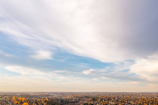 istock Autumn sky in the morning, woodbridge, canada 1450729443