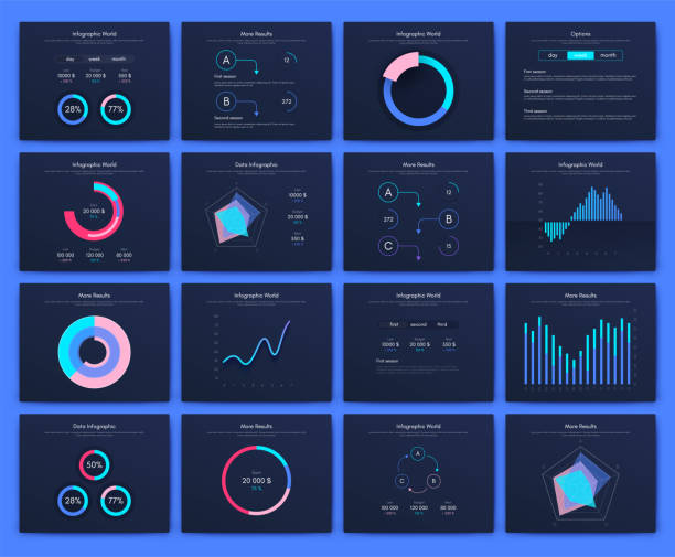 vektorgrafik-infografiken mit sechs optionen. vorlage zum erstellen mobiler anwendungen, workflow-layout, diagramm, banner, webdesign, geschäftsberichte mit 6 schritten - computertaste grafiken stock-grafiken, -clipart, -cartoons und -symbole