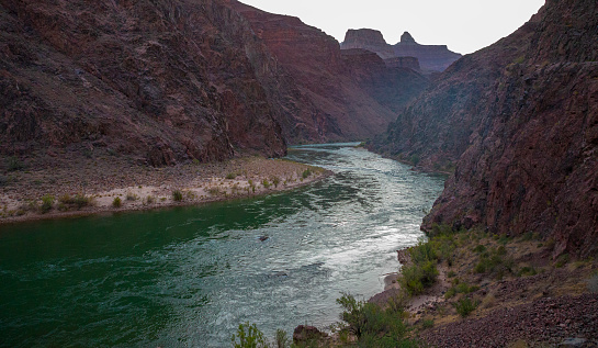 Colorado River at Grand Canyon. Arizona, USA