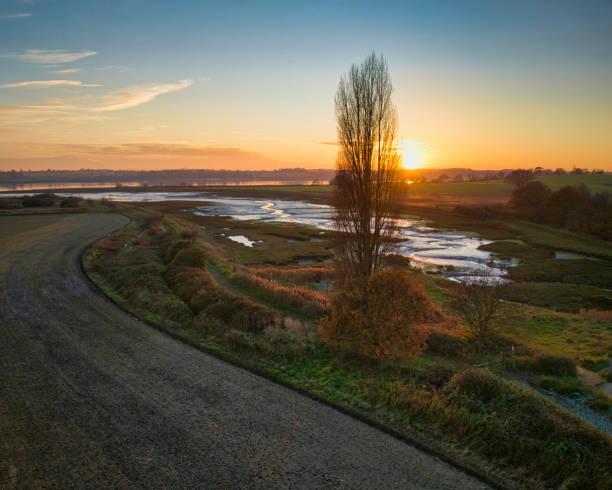istock Dusk at Levington Lagoon in Suffolk 1450803804