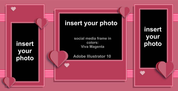 istock horizontal photo frame for valentine's day to insert your photos into three photos 1450806341