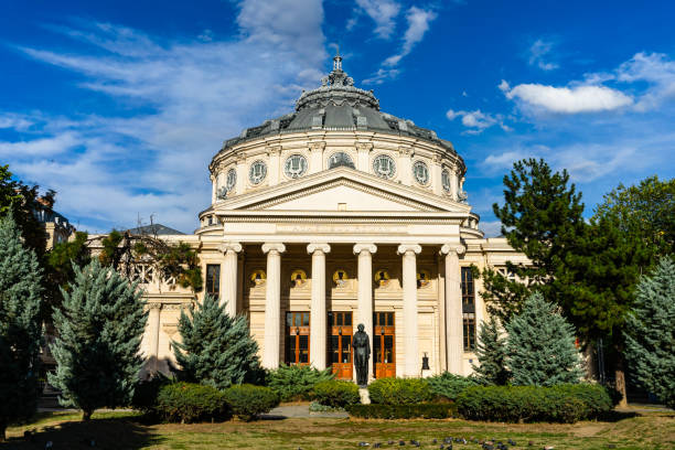 istock Bucharest Romanian Athenaeum or Ateneul Roman Bucuresti 1450811598