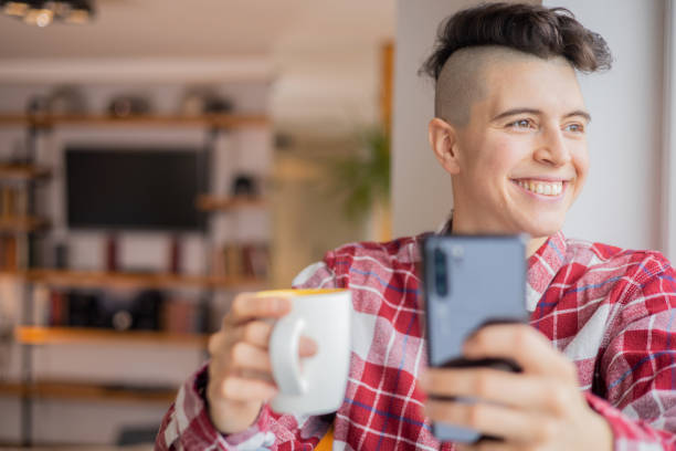 istock Woman using smart phone 1450838474