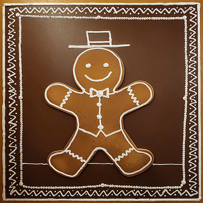 Gingerbread Man, Baked, Bread, Father, Dad