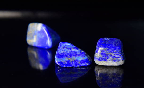 istock Lapis lazuli is a blue ornament. 1450850365
