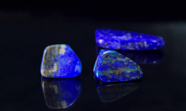 istock Lapis lazuli is a blue ornament. 1450850968