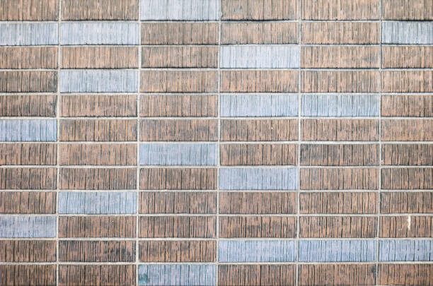 Stylish and grunge mosaic patterned brickwork texture for design