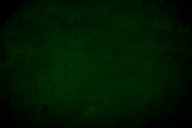 istock Green dark concrete texture wall background on black. Wallpaper pattern curved rough dark cement stone. Floor sand surface clean polished. Photo abstract construction old grunge for design urban. 1450872297