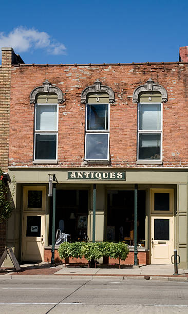 istock Cute Antique Shop Facade 145089265
