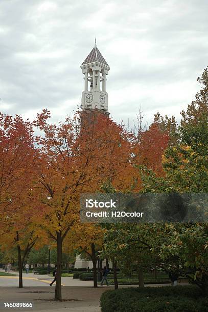 Purdue University Clock Tower Stock Photo - Download Image Now - Campus, Purdue University, Autumn