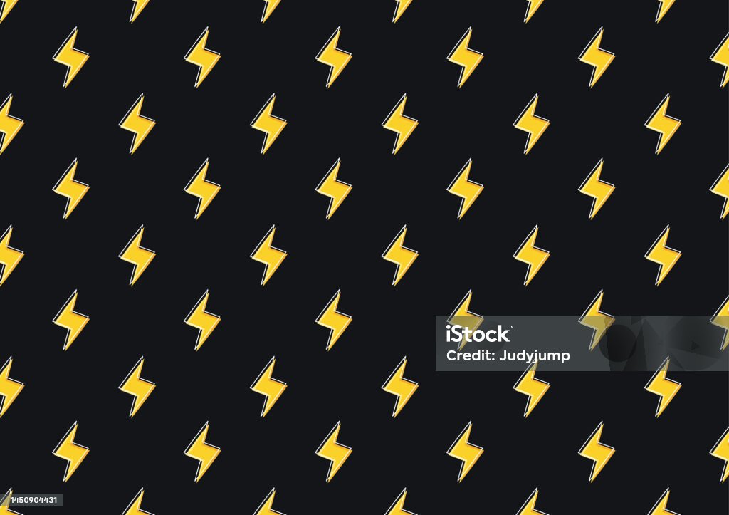 Tunder Pattern Bolt Pattern Vector Thunder Pattern Wallpaper Free Space For Text ...