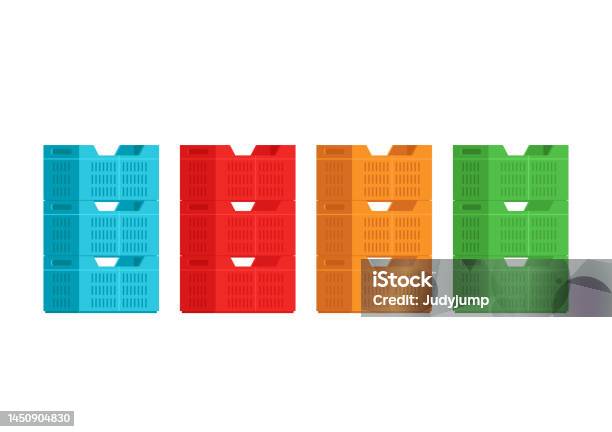 Cartoon Storage Stack Crate Stack Cartoon Vector Free Space For Text Wallpaper Stock ...