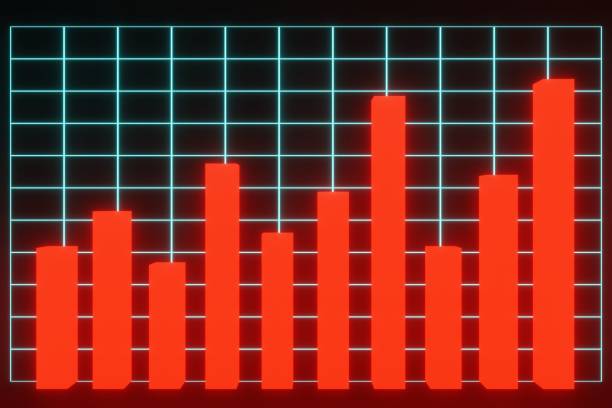 istock 3D render of a growing business chart 1450921733