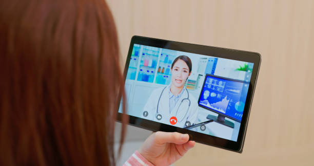 istock Woman attends remote consultation 1450942998