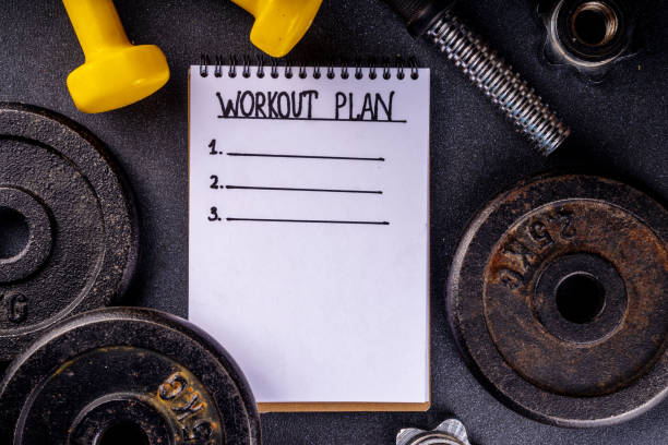 istock Fitness or bodybuilding background 1450950341