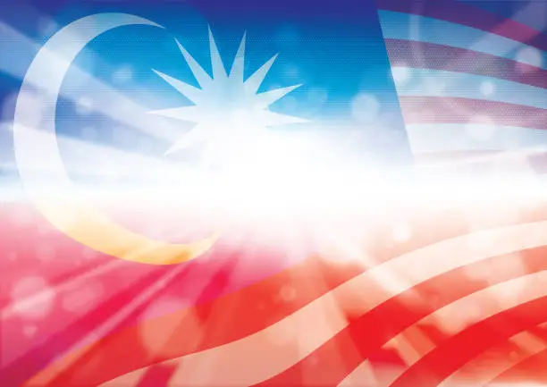 Vector illustration of Malaysia Flag