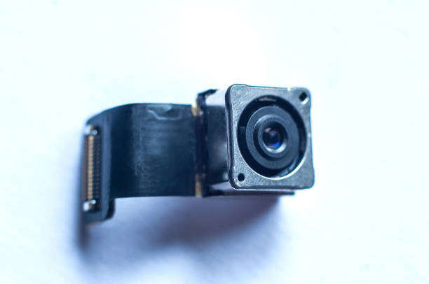 istock Small camera for spying on people with a connection cable, close-up, macro shot. 1450965103