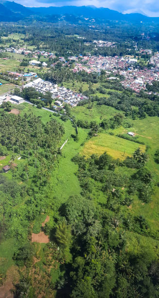 istock Viewing housing from the air 1450968293