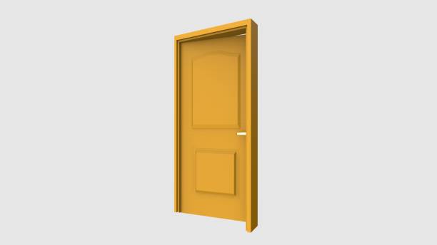 istock isolated door illustration 3d rendering 1450974118