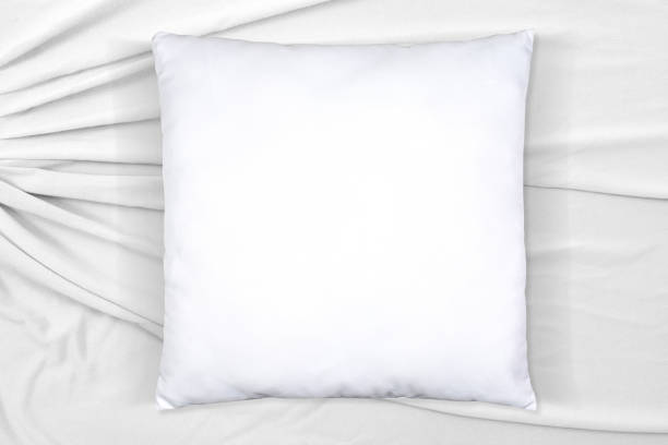 istock White Throw Pillow Mockup on Soft White Fabric Background 1450977243