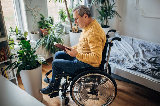 istock A man sits in a wheelchair 1450985524