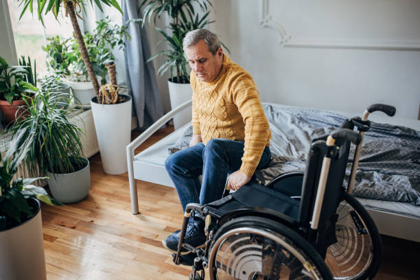 istock A disabled man in a wheelchair 1450985760