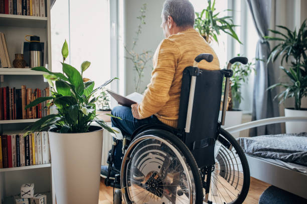 istock A man sits in a wheelchair 1450985763
