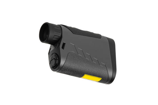istock Modern electronic optical rangefinder. Portable device for measuring distance. Isolate on a white background. 1450998916
