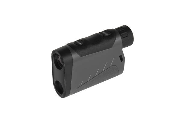 istock Modern electronic optical rangefinder. Portable device for measuring distance. Isolate on a white background. 1450998922