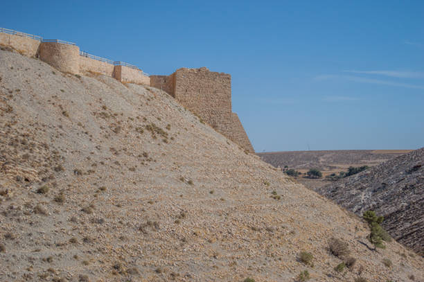 istock Shobak medieval castle of crusaders in Jordan desrt 1451001091