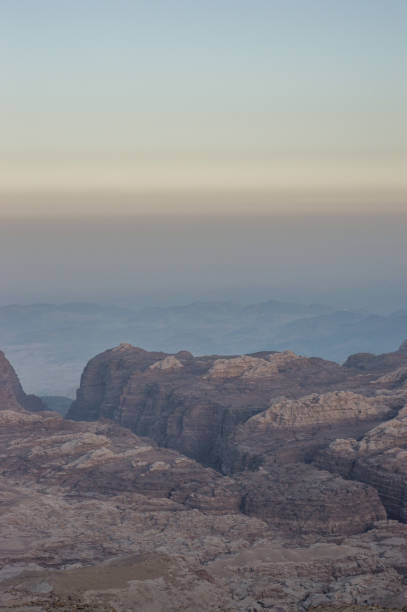 istock morning in desert mountains at Jordan 1451003454
