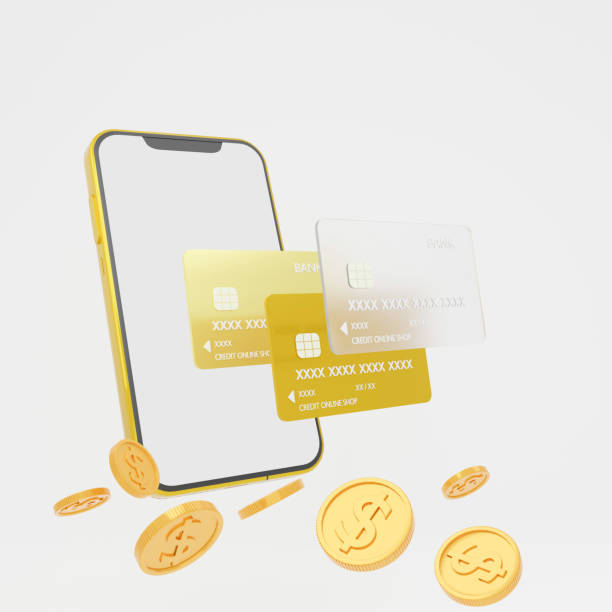 istock martphone blank display with credit card,gold coins on Isolate white background finance and trading.Shopping mobile app,Cashback and banking,money-saving.Mock up copy space.3D rendering illustration. 1451003471