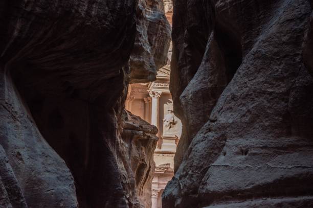 istock Road to Petra at canyon 1451008243