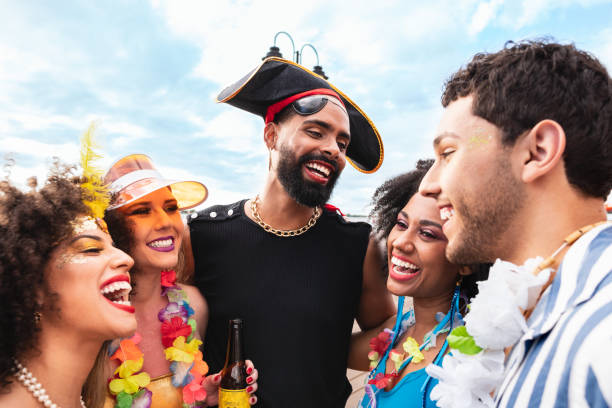 istock Carnaval Party in Brazil, People celebrating 1451029304