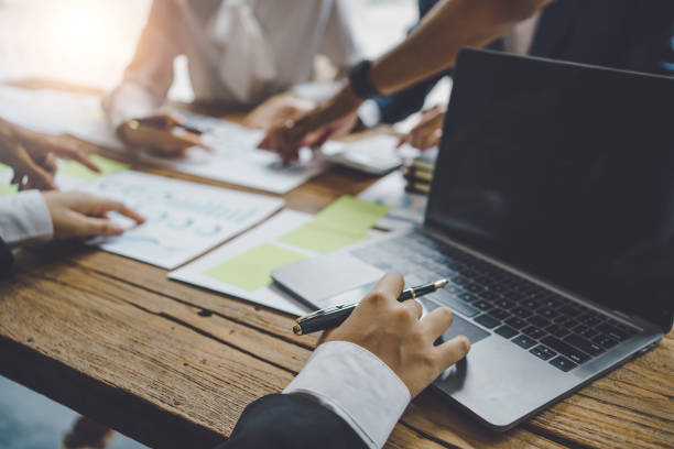 istock Business people meeting working with new startup project idea presentation analyze plan marketing and investment. 1451030138