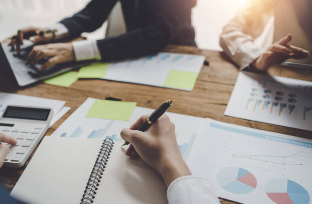istock Business people meeting working with new startup project idea presentation analyze plan marketing and investment. 1451030156