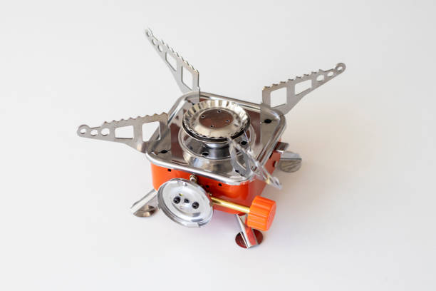 istock Gas stove tourist on a white background 1451032391