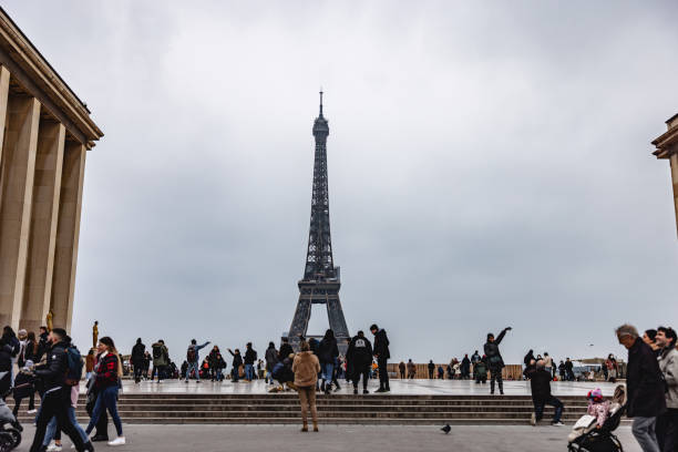 istock View Of Eiffel Tower From Trocadero In Paris 1451035439