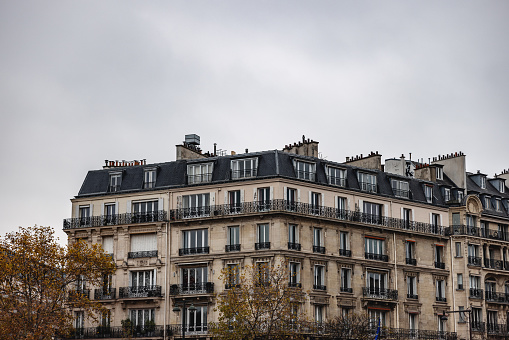 Architectural City Buildings In Paris Centre