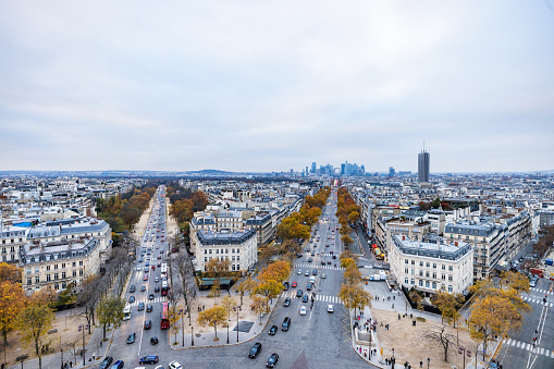 City View Of Paris Towards La Defense Financial District