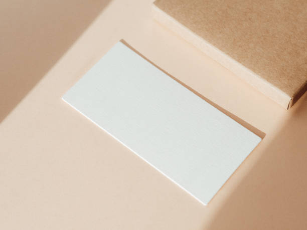 istock White blank card for the design branding identity mockup on beige background 1451049519
