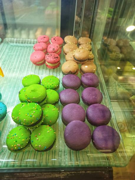 istock Delicious Sweet Colorful Macarons 1451055933
