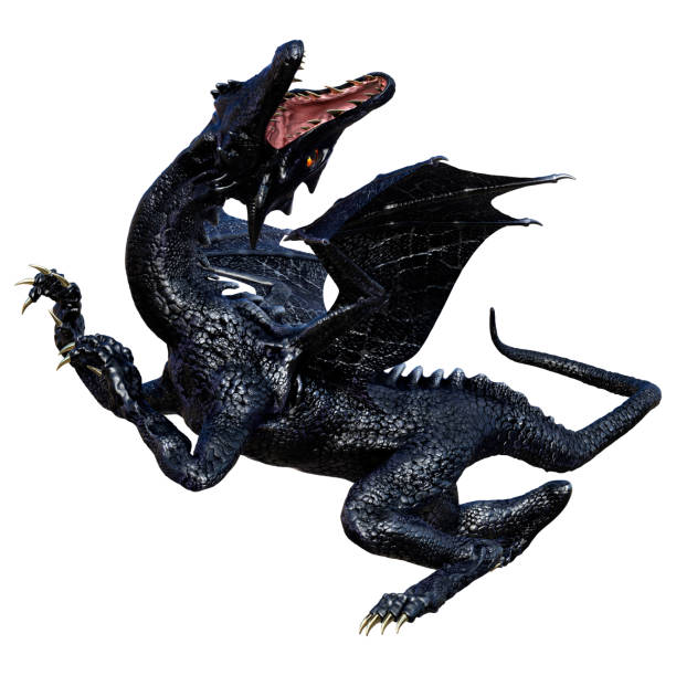 istock 3D Rendering Fairy Tale Dragon on White 1451060261