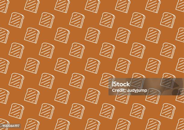 Motif Roti Wallpaper Pola Roti Simbol Doodle Roti Ilustrasi Stok - Unduh Gambar ...