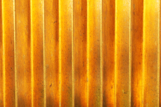 istock Straight line textured bright yellow wall 1451065679