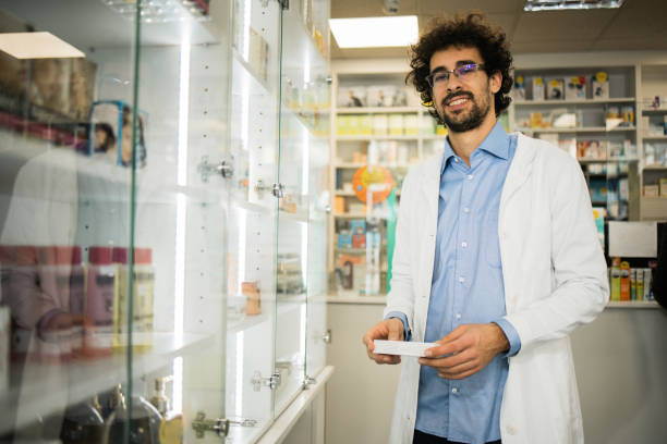 istock Portrait of a male pharmacist working 1451071930