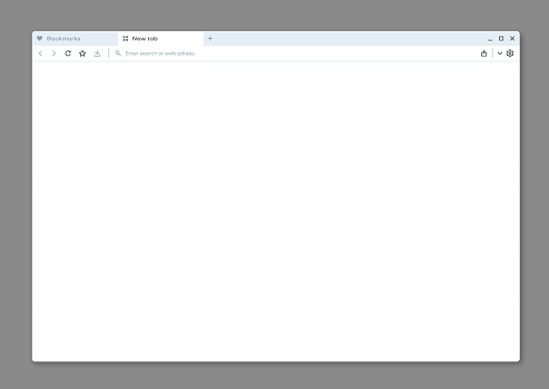 Internet Web Browser Window Interface Mockup Stock Illustration ...