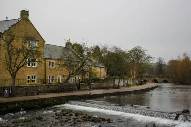 Bakewell with river and accommodations