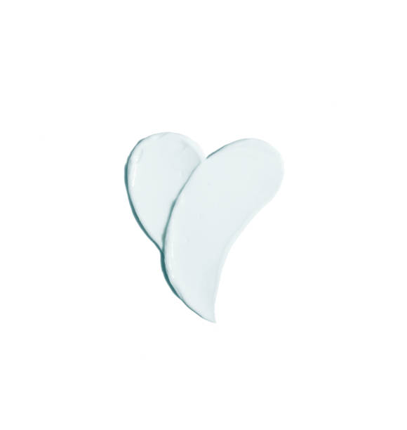 istock Liquid cream cosmetic smudge texture on a white isolated background 1451075254