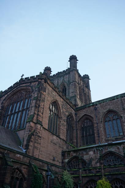 katedra w chester - chester england chester cathedral uk england zdjęcia i obrazy z banku zdjęć